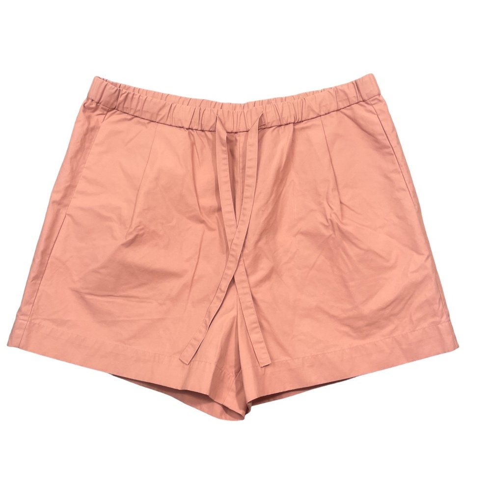 Kate Spade 10 Saturday Shorts Pink Cotton Blend Elastic Drawstring